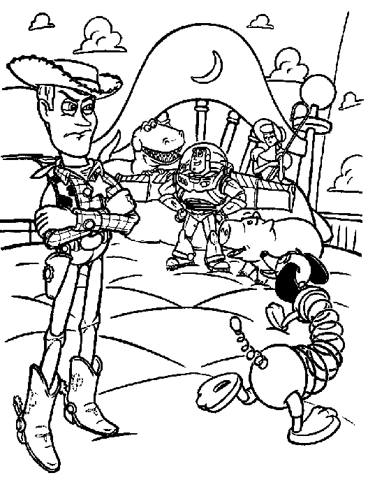 Toy Story kolorowanki